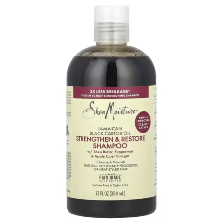 Shea Moisture Jamaican Black Castor Oil Strengthen and Restore Champú 384ml